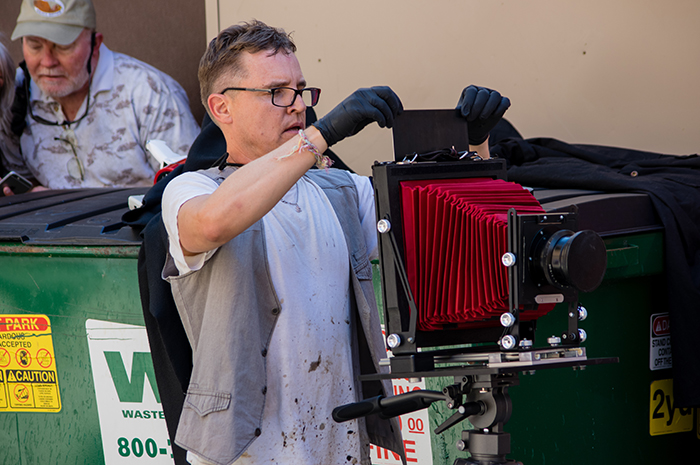 Balkowitsch getting the first shot of the day. (Dustin White photo)