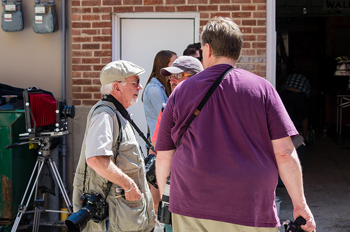 Nearly a dozen photographers gathered for the photo shoot, allowing the event to be captured with more than a hundred years of technology. (Dustin White photo)