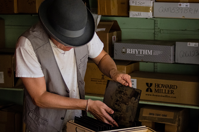 During one for the most tense full moments of the day, Balkowitsch carefully places the plates into their storage box, a box all others avoided. (Dustin White photo)