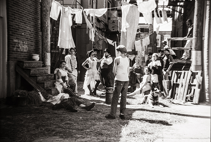 Black and white film photo, Dustin White