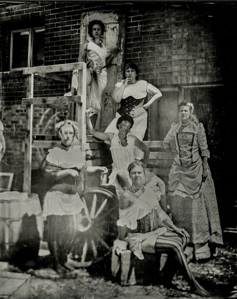 Soiled Doves, wet plate by Shane Balkowitsch